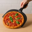 Kompaktná elektrická pec na pizzu s 5 stupňami teploty, okienkom, keramickou doskou na pizzu a príslušenstvom