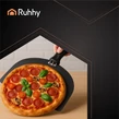 Kompaktná elektrická pec na pizzu s 5 stupňami teploty, okienkom, keramickou doskou na pizzu a príslušenstvom