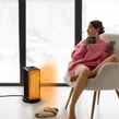 Stolný sálavý ohrievač, ventilátor s oscilačnou funkciou, 1200 W