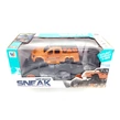 Rádiom riadené terénne pretekárske auto, 1:16, so svetelnými efektmi, funkcia driftovania v teréne, oranžové