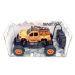 Rádiom riadené terénne pretekárske auto, 1:16, so svetelnými efektmi, funkcia driftovania v teréne, oranžové