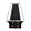 Extra jasné LED solárne pouličné osvetlenie s diaľkovým ovládaním, snímač pohybu, 600 W, 18 panelov