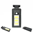 Solárne LED svetlo so snímačom pohybu, montáž na stenu, 180 W