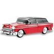 WSTER 1955 Reproduktor Bluetooth v tvare Chevrolet Nomad, port USB, slot na kartu TF, červený