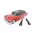 WSTER 1955 Reproduktor Bluetooth v tvare Chevrolet Nomad, port USB, slot na kartu TF, červený