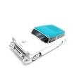 WSTER 1955 Reproduktor Bluetooth v tvare Chevrolet Nomad, port USB, slot na kartu TF, biely
