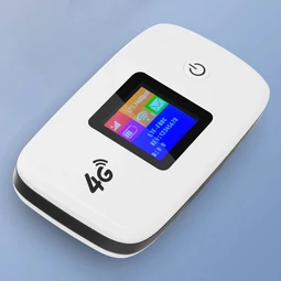 Prenosný bezdrôtový 4G LTE modem a router s farebným displejom