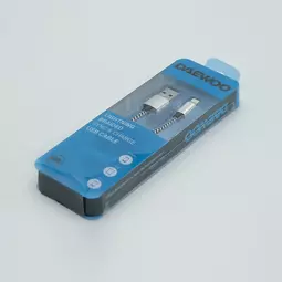 Daewoo USB kábel, 1 meter, Iphone, čiernobiely