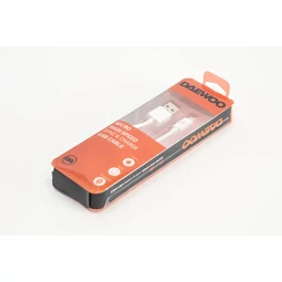Daewoo microUSB kábel, 1 meter, biely