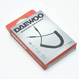 Flexibilný audio kábel Daewoo s 2 x 3,5 mm konektormi, DI2355