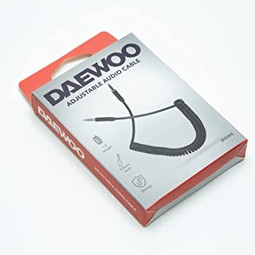 Flexibilný audio kábel Daewoo s 2 x 3,5 mm konektormi, DI2355