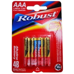 Robustné alkalické AAA 1,5 V Ultra Plus - 4 ks