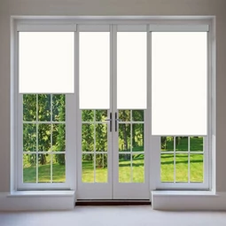 Okenné rolety Elite Home® v kovovom kryte, biele, 120x120 cm