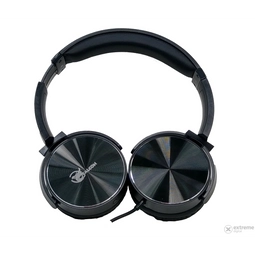 Káblové stereo slúchadlá Falcon, čierne, YM-551
