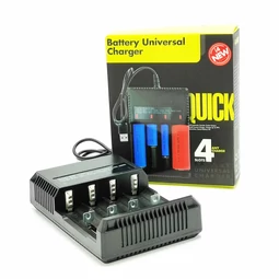 i4 ACD USB univerzálna nabíjačka Li-Ion batérií, nabíjačka batérií AA, AAA, 18650 atď