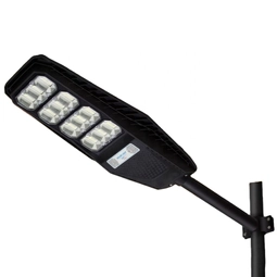 Solárne pouličné osvetlenie LED s diaľkovým ovládaním a snímačom pohybu, 200 W, IP65 