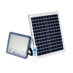 Solárne LED pouličné osvetlenie, osvetlenie dvora s diaľkovým ovládaním, so samostatným solárnym panelom, 200W