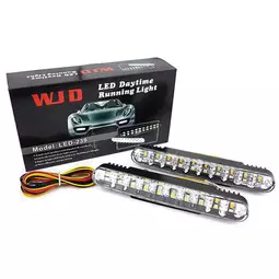 Univerzálne denné LED svetlo do auta, DRL, 2x8W, s označením E4