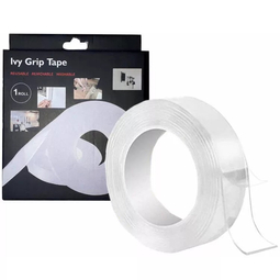 Obojstranná lepiaca páska, odnímateľná, recyklovateľná, umývateľná