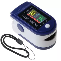 Prenosný digitálny pulzný oxymeter, merač kyslíka v krvi, monitor srdcovej frekvencie s farebným displejom