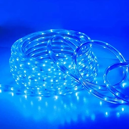 Vonkajší LED svetelný kábel, modrý, 8 programov, 10 metrov