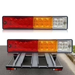 Sada zadných svetiel pre nákladné vozidlá, prívesy, LED, 2ks, 24V