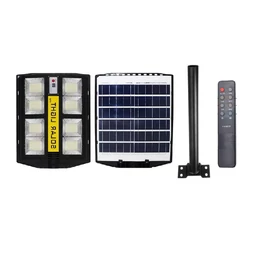 800W solárne LED pouličné osvetlenie s držiakom, diaľkovým ovládaním, snímačom pohybu - extra jasné