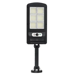 Solárne LED svetlo so senzorom pohybu, nástenným držiakom a diaľkovým ovládaním, 200 W, 150 LED diód