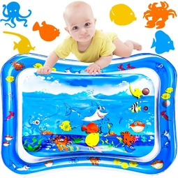 Nafukovacia podložka na hranie vo vode pre bábätká s oceánskym vzorom, 60 × 45 cm
