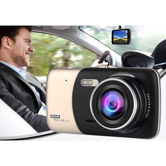 Kamera do auta s rozlíšením FullHD 1080P s cúvacou kamerou, zabudovaným G-senzorom a LED svetlom