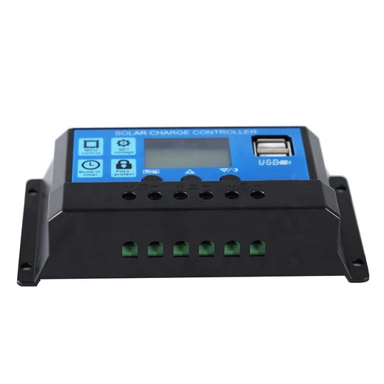 Digitálny programovateľný regulátor nabíjania pre solárny panel, 12V / 24V, 20A
