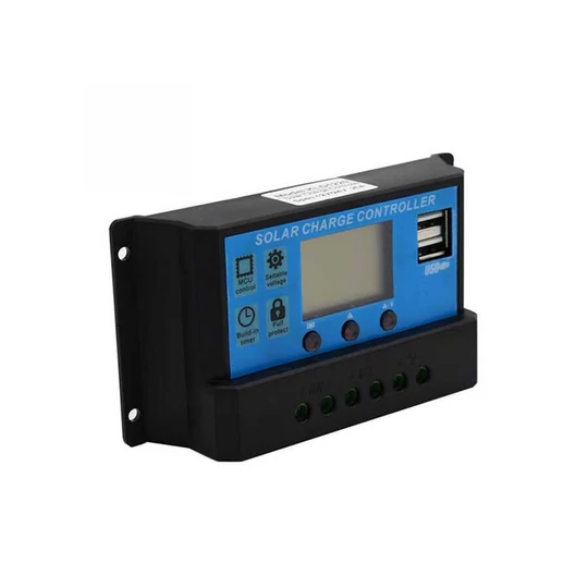 Digitálny programovateľný regulátor nabíjania pre solárny panel, 12V / 24V, 20A