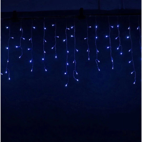 180 LED 8 programových vianočných svetielok s 8,5 m šnúrou žiaroviek - modré
