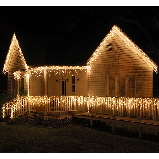 180 LED 8 programových vianočných svetielok, 8,5 m, 8,5 m - teplá biela