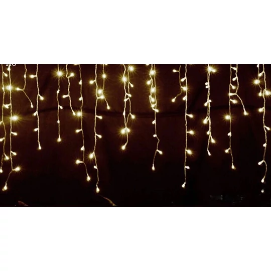 180 LED 8 programových vianočných svetielok, 8,5 m, 8,5 m - teplá biela