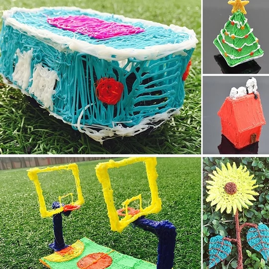 3D pero s digitálnym displejom a darčekovým vláknom do tlačiarne