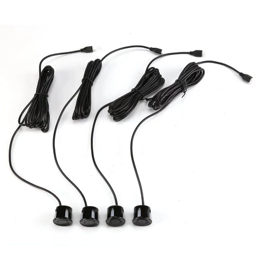 Univerzálny ultrazvukový cúvací radar, sada senzorov cúvania, čierna