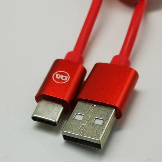 Daewoo USB kábel, 1 meter, C-TYPE, červený