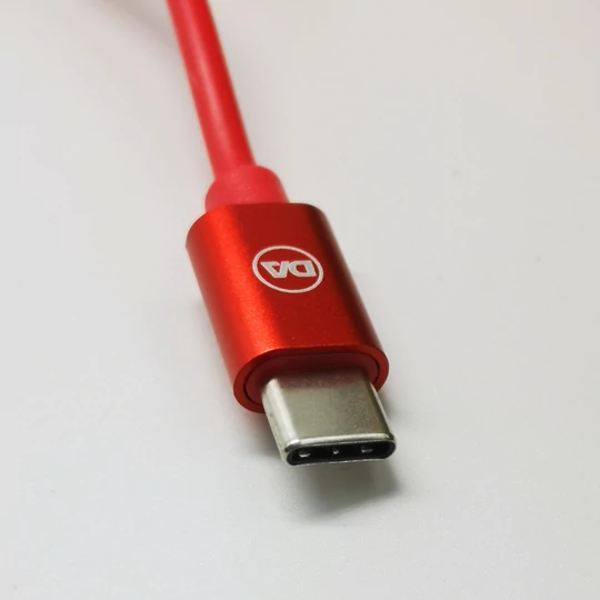 Daewoo USB kábel, 1 meter, C-TYPE, červený