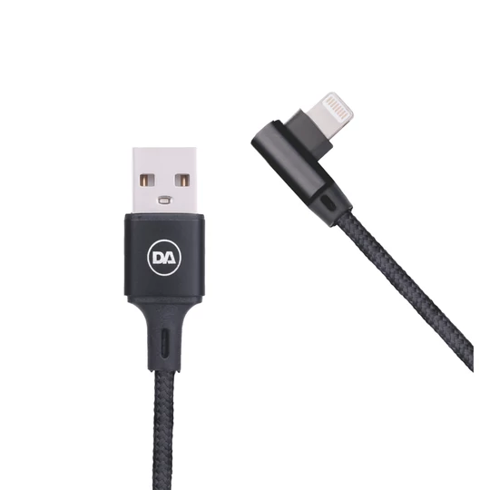 Daewoo USB kábel, 2 metre, Iphone, čierny