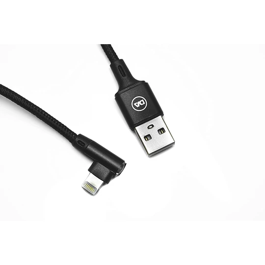 Daewoo USB kábel, 2 metre, Iphone, čierny