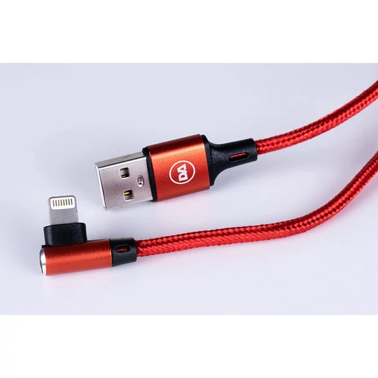 Daewoo USB kábel, 2 metre, Iphone, červený