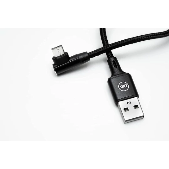 Daewoo microUSB kábel, 2 metre, čierny