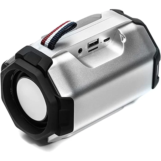 Bezdrôtový prenosný reproduktor Bluetooth Daewoo, strieborný, DIBT2626SL