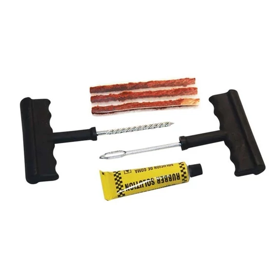 Súprava na opravu prepichnutia pre bezdušové pneumatiky, gumový plášť