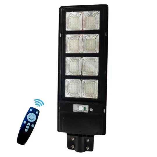Solárne LED pouličné a dvorové svetlo s pohybovým senzorom + diaľkové ovládanie, 480W