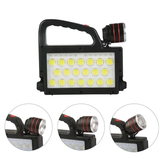 Multifunkčné prenosné solárne svietidlo, PowerBank, 152 LED
