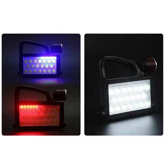 Multifunkčné prenosné solárne svietidlo, PowerBank, 152 LED