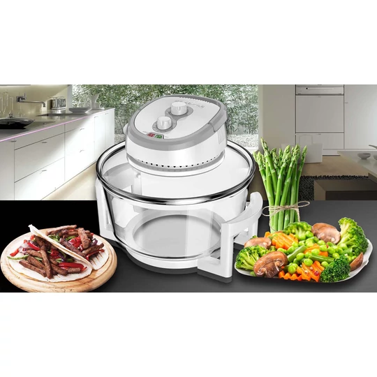 Elite® halogénová rúra, 12 l objem bezolejová teplovzdušná fritéza, 1400 W