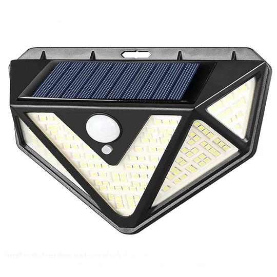 Solárna lampa so snímačom pohybu so širokým uhlom svietenia, 1200 lúmenov
